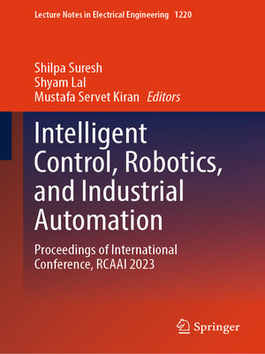 cover image of Intelligent Control, Robotics, and Industrial Automation